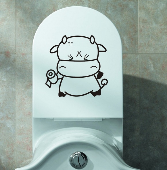 decal dán toilet